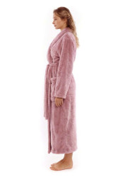 dlouhý dámský župan Lilly, hřejivá měkká náruč pro chvíle pohody