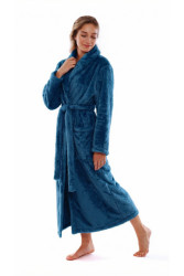 dlouhý dámský župan Lilly, hřejivá měkká náruč pro chvíle pohody
