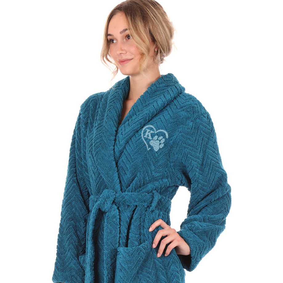 Župan s monogramem - personifikovaný dárek.